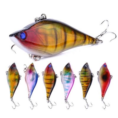 China Vibration Hard Plastic Baits 6cm 13.1g ABS Fishing Hard Plastic High Quality Artificial Lure VIB for sale