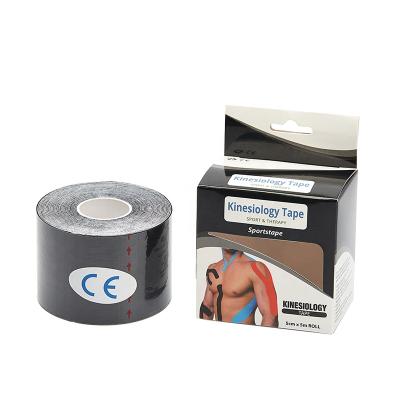 China Waterproof Breathable Custom Logo CE Certificated Hypoallergenic Waterproof Kinesiology Sports Tapes From China Supplier With Boxes for sale