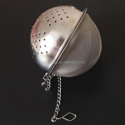 China New Design Loose Bone China Eclectic Tea Ball Infuser with Different Size 4.5cm 7.5CM for sale