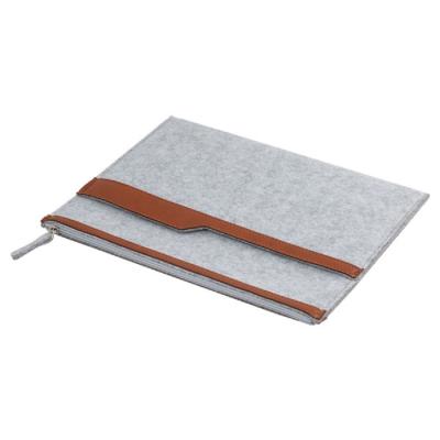 China Durable Sublimation Felt Folder With Sublimation Leather Trims Blanks for sale