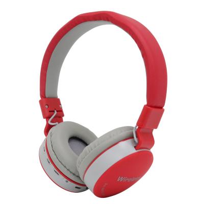 China Custom OEM Logo Wireless Headphone Stereo Headband Disco Wireless Headset With FM Radio for sale