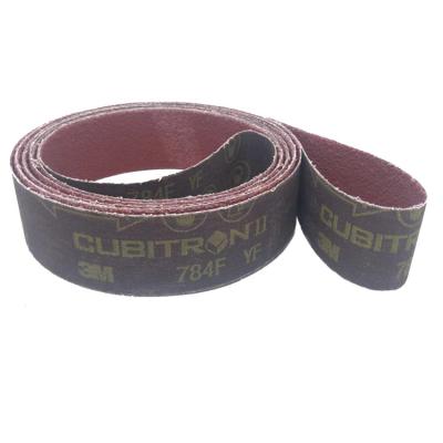 China stainless steel sanding & Carbon Steel Ceramic Abrasives 3m Belt 784F 3m Sanding Abrasives for sale