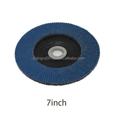 China 178*22mm Zirconia 7inch Fin Grinding Disc For Stainless Steel for sale