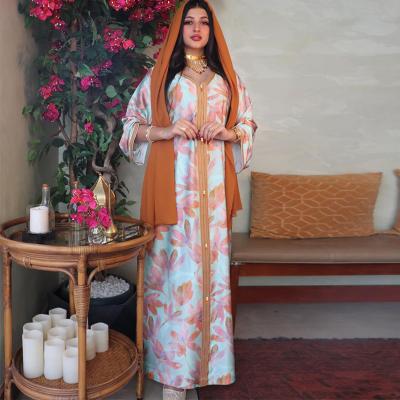 China High quality muslim dress long sleeve milk dres silk muslim dress formal casual daily women maxi dress for sale