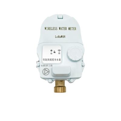 China DN 25 Multi Jet Water Meter Prepaid Digital Water Flow Meter Remote Control Prepaid Waterproof Water Meter With Valve Control for sale