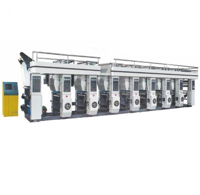 China High Speed ​​Hotels PE PET OPP BOPP Plastic Multi Color Gravure Printing Machine for sale