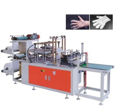 China Automatic High Speed ​​Hotels PE CPE Plastic Film Disposable Glove Bag Making Machine for sale