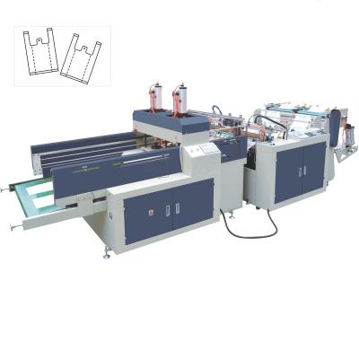 China Hotels 450 Automatic Hot Vest Cut Bag Making Machine Bag Making Machine for sale