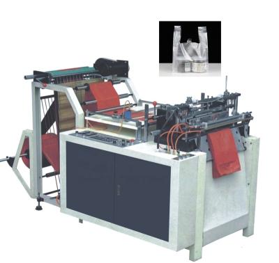 China Single Line T Shirt Vest Hotels 600 Plastic Bag Making Machine	Bag Making Machine for sale