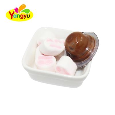 China Natural Sweet Marshmallow Bulk Candy Marshmallow with Chocolate Jam for sale