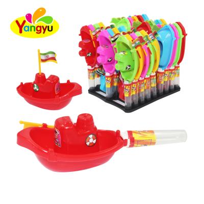 China Cartoon Toys Pirate Ship Toy Candy Fruit Flavor Sweet Candy for sale