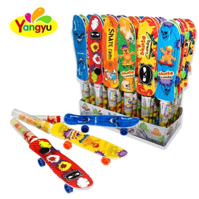 China Cartoon Toys Mini Finger Skateboard Toy with Candy for sale