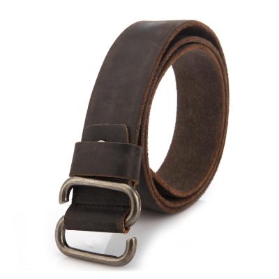 China Wholesale Custom Retro Genuine Cowhide Genuine Leather Leather Belts For Men for sale