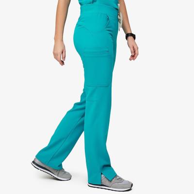 China Low Price Breathable Famous Brand Advanced Customization Scrubs Comfortable Spandex Polyester Hospital Uniforms Pants for sale