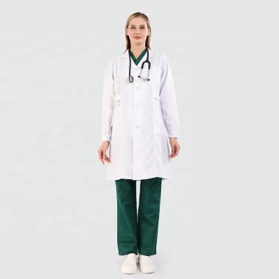 China Stylish Breathable Quality Pharmacy Uniforms Medical Lab Coat Doctor Scrubs for sale