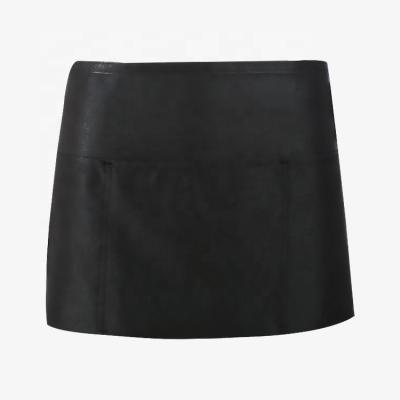 China Easy-care cotton black waist aprons for kitchen cook for sale