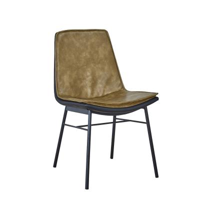 China Removable Wholesale Hotel Tub Retro Accent Lounge Coffee Cover PU Leather Dining Chair for sale