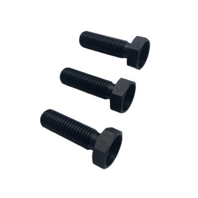 China Attractive Factory Supply Price Steel Blackened Surface Treatment Rabbet Steel Hex Head Bolt for sale