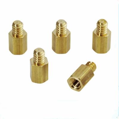 China China Durable High Quality Brass Hex Threaded Bracket Metal Screws Customized for sale