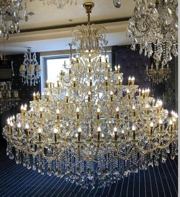 China High Quality Cheap Price l Large Size Hotel Contemporary New Arrival Luxury China Supplier Maria Theresa Crystal Chandelier for sale