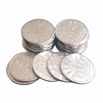 China Custom Brass Token Game Machine Metal Stainless Steel Coin Maker Powered Arcade Game Machine Token Coin for sale