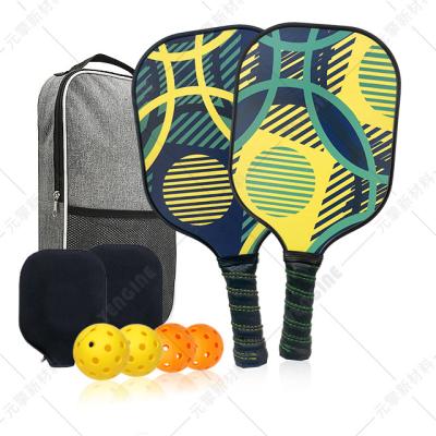 China Wholesale High Quality Yengine Graphite Pickleball Paddles Carbon Fiber Pickleball Rackets 10mm Honeycomb Core 2040*2#carbonfiber#rts Set of 2 Rackets for sale