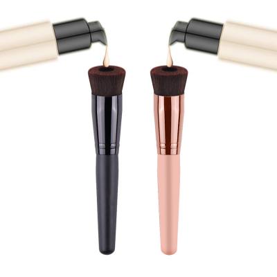 China Angular Blush Liquid Foundation Brush Perfect Concave Face Makeup Brush for sale