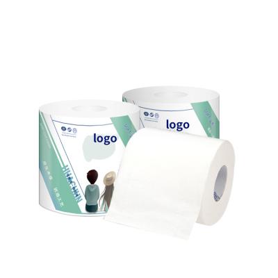 China Eco-friendly Gsm Soft Comfortable Packaging OEM Customized Layer Pulp Person Branded Tissues Roll Toilet Paper Paper Roll for sale