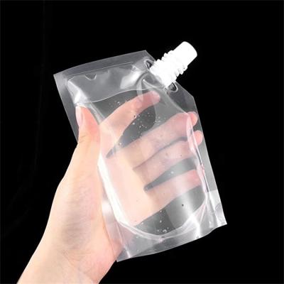 China Custom Printing Foil Moisture Proof Packaging Stand Up Pouch Reusable Juice Spout Pouch With Spout Drinking Pouch for sale