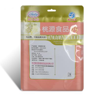 China Moisture Proof Reusable Kraft Paper Seal Zip Lock Packaging Bags For Nuts Packing for sale