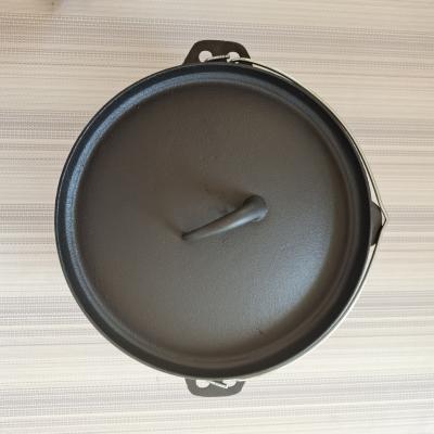 China Factory Price Viable Logo Stove Pcs Color Cooking Metal Pan Cast Iron Black Cover Custom Set Handle Eco for sale