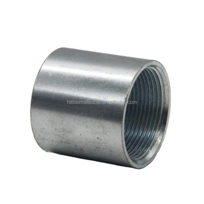 China Chinese water manufacture gi pipe fittings full thread steel pipe plug coupling connection for sale