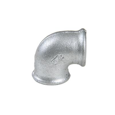 China Water Connect Pipes Chinese Manufacture Supply Beaded Galvanized Malleable Iron Pipe Fitting Elbow for sale