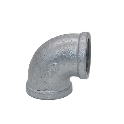 China Connect pipes at factory price hot water dipped galvanized malleable iron pipe fitting elbow for water supply for sale