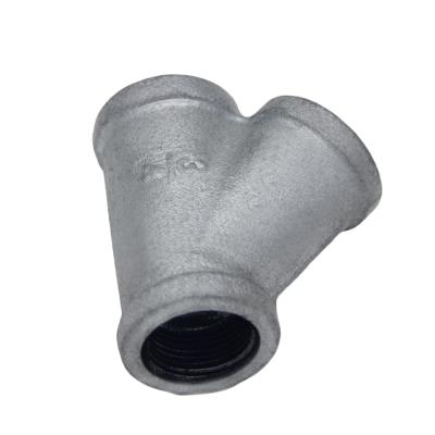 China Diesel Fuel Water 45 Degree Y Branch Pipe Side Fitting Tee for sale