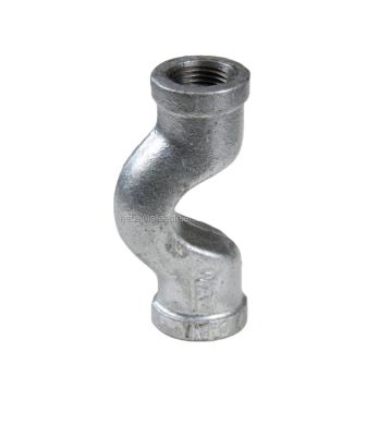 China Galvanized And Black Water Diesel Fuel Pipe Fitting/85 Malleable Iron Crossing for sale