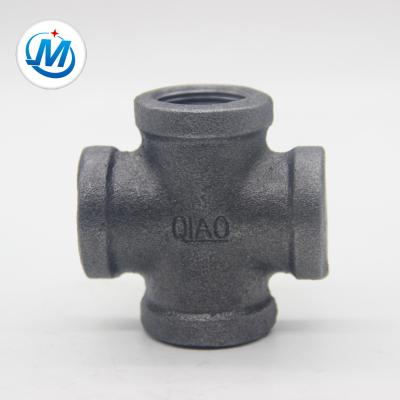 China Water Malleable Iron Pipe Fittings Cross With BS Standard Use For Transfer Water Oil Gas Made In China for sale