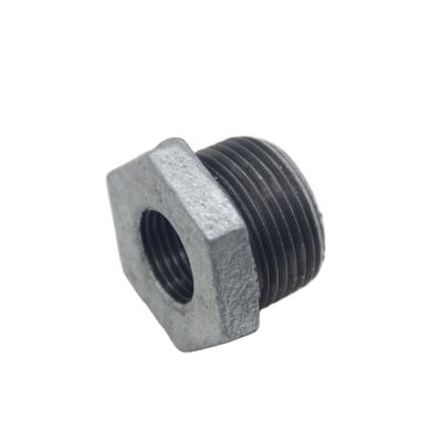 China Malleable Cast Iron Hardware BS EN10242 Factory Price Hot Dipped Galvanized DIN Bushing Made In China for sale