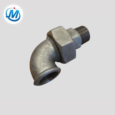 China Galvanized Peerless Fitting Union Elbow Pipe Fittings Outdoor Female Flat Seat for sale