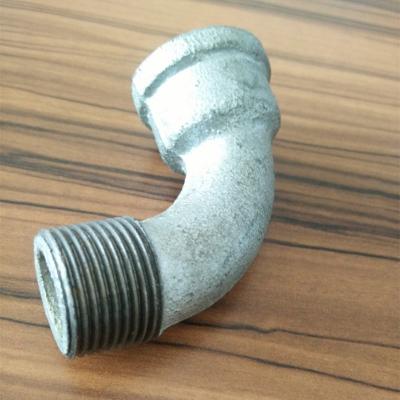 China Malleable iron pipe fitting gi mi beaded female end thread 1 inch malleable iron bend for sale