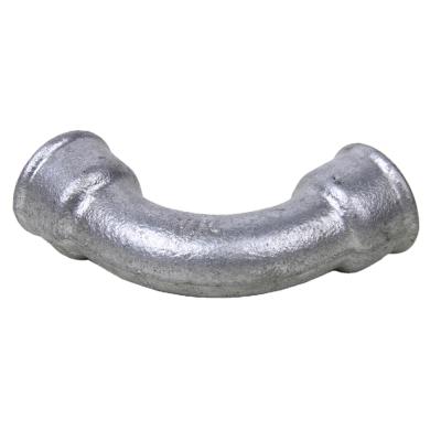 China Malleable Iron Building Plumbing Fittings High Quality Hot Dipped Galvanized M&F 45 Degree Bend for sale