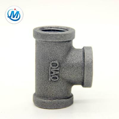 China Black Malleable Iron Casting Tee Use For Gas Made In China 1/8