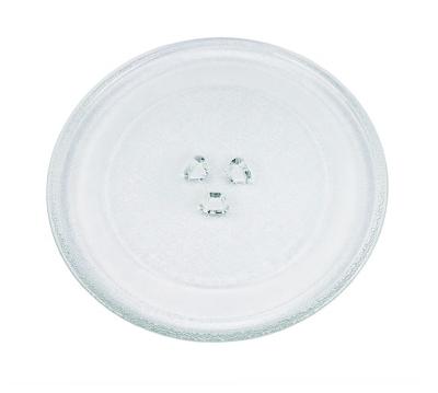 China Hotel Pyrex Glass Microwave Turntable Dishes Microwave Grill Dish 3390W1G005H ER245BF-LG for sale