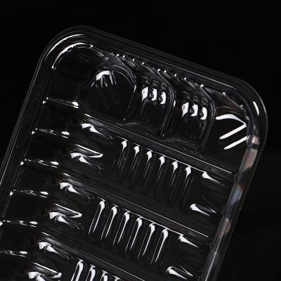 China Pressure-Resistant Buckle Customized PET Disposable Thermoforming Vacuum Forming Plastic Meat Tray Packaging for sale