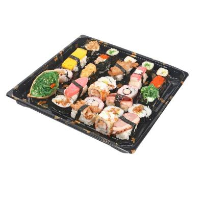 China pressure-resistant buckle promotion china manufacture professional fast food plastic customize clear sushi box for sale