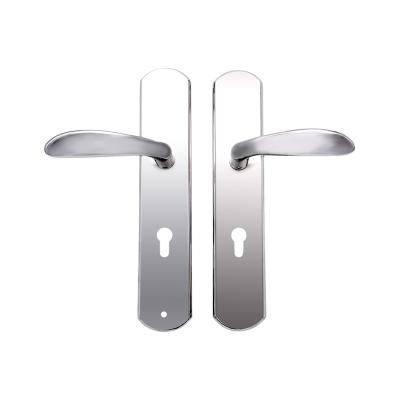 China Lightweight Luxury Stainless Steel Door Entry Door Handle Panel Lock Home Door Handle for sale