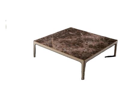 China Modern Hot Selling High Quality Fashion Ottoman Coffee Table Furniture Brown Coffee Table for sale