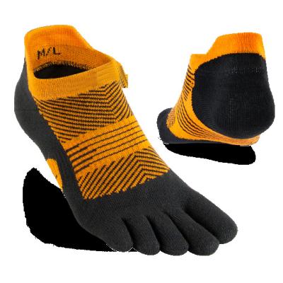 China Original Wholesale QUICK DRY AJ22006 Running Weight Puffiness Lycra Men's Five Fingers Toe Socks for sale