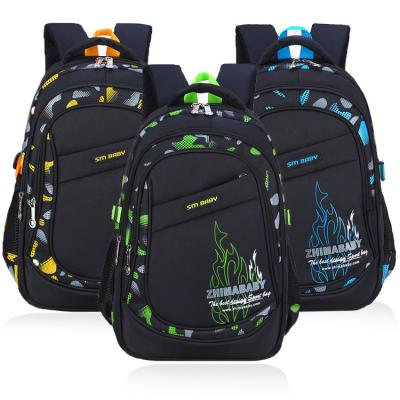 China Factory wholesale primary secondary school students leisure backpack waterproof lightweight school bag for boys girls 6-12 years old for sale