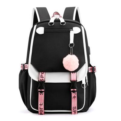 China With USB 2022 new style Oxford transfer fashionable high-capacity high school outdoor backpacks men and women cloth thermal bag for sale